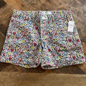 Gap NWT girls size 7 plus flower shorts